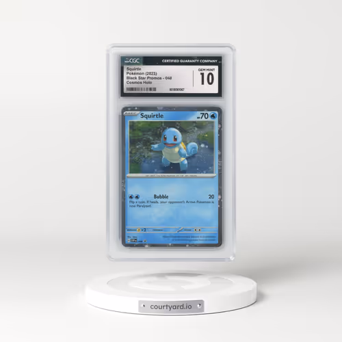 2023 Black Star Promos - Scarlet & Violet SVP EN #048 Squirtle - Cosmos Holo (CGC 10 GEM MINT)