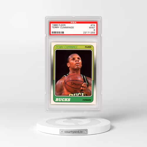 1988 Fleer #74 Terry Cummings (PSA 9 MINT)