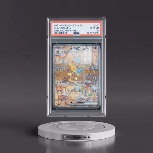 2023 Pokémon Sv2a-Pokemon 151 #203 Alakazam EX - Holo Special Art Rare (PSA 10 GEM MINT)