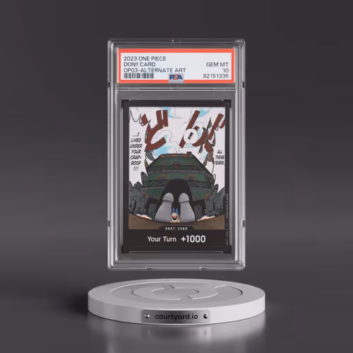 2023 One Piece OP03-Pillars of Strength Don!! Card - Alternate Art (PSA 10 GEM MINT)