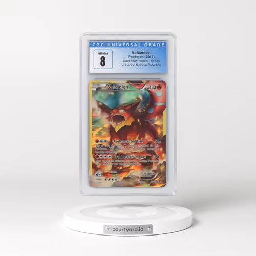 2017 DP Black Star Promos #XY185 Volcanion (CGC 8 NM-MT)