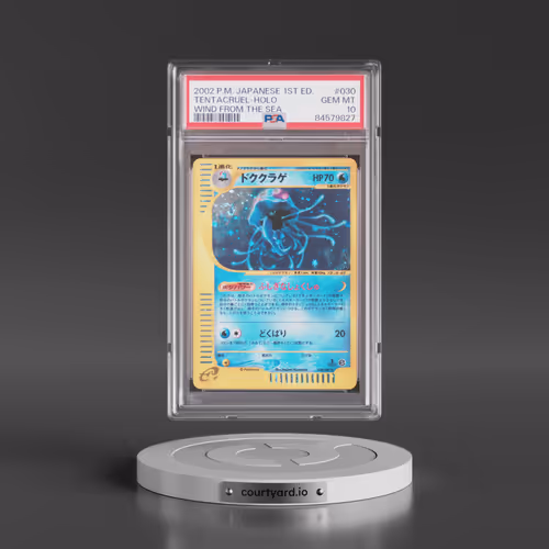 2002 Pokémon Wind From the Sea #030 Tentacruel - 1st Edition Holo (PSA 10 GEM MINT)