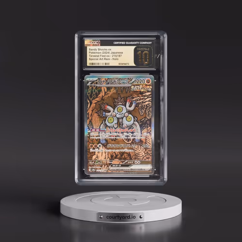 2024 Pokémon Sv8a-Terastal Fest EX #215 Sandy Shocks EX - Holo Special Art Rare (CGC 10 PRISTINE)
