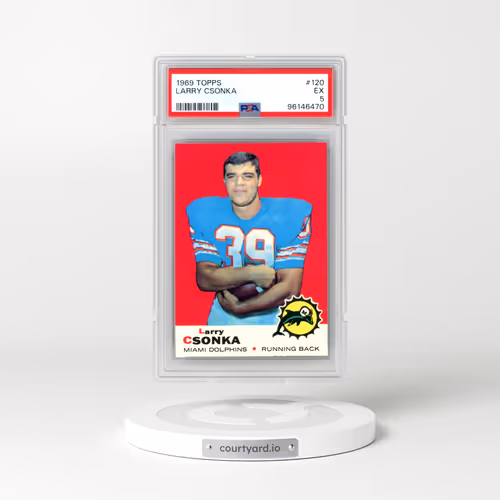 1969 Topps #120 Larry Csonka (PSA 5 EX)