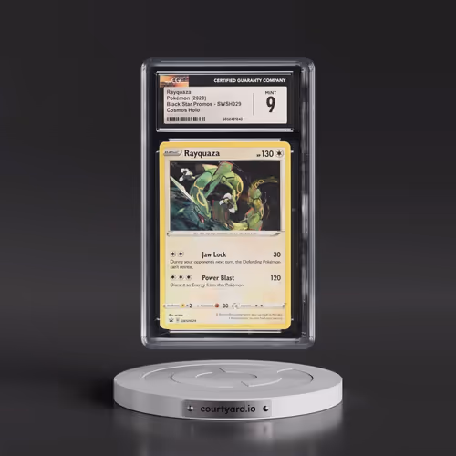 2017 Black Star Promos - Sword & Shield #SWSH029 Rayquaza - (Cosmos Holo) (CGC 9 MINT)