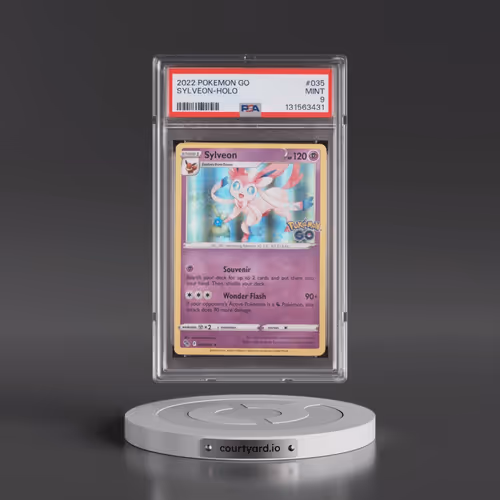2022 Pokémon Go #035 Sylveon - Holo (PSA 9 MINT)
