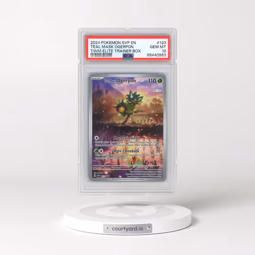 2024 Pokémon Svp EN-SV Black Star Promo #123 Teal Mask Ogerpon - Twilight Masquerade Elite Trainer Box (PSA 10 GEM MINT)