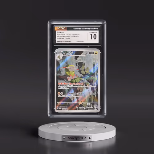 2024 Night Wanderer #074/064 Fraxure - Art Rare Holo (CGC 10 GEM MINT)