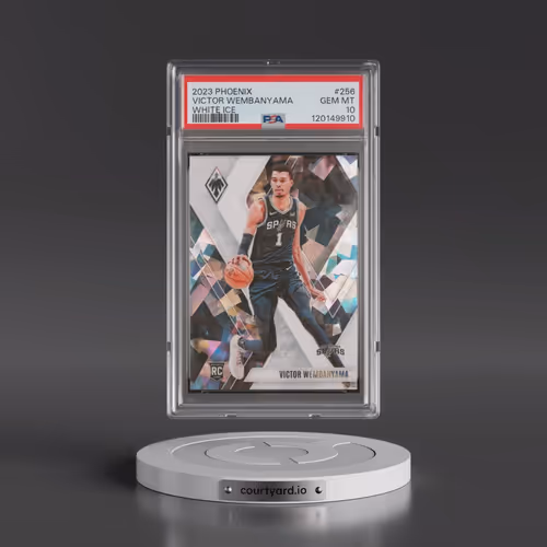 2023 Panini Phoenix #256 Victor Wembanyama - White Ice (PSA 10 GEM MINT)