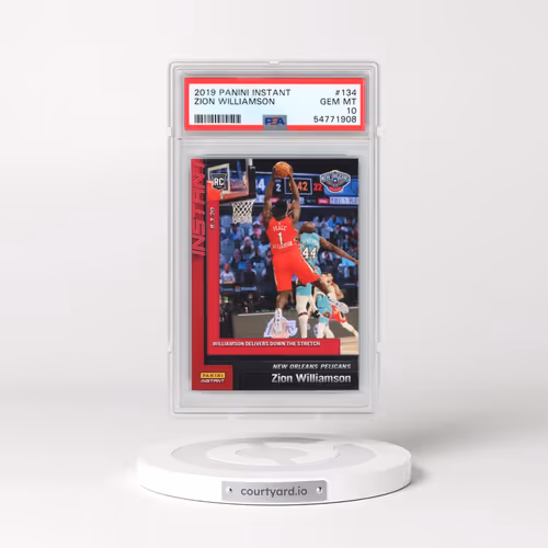 2019 Panini Instant #134 Zion Williamson (PSA 10 GEM MINT)