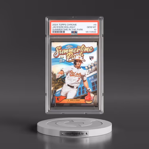 2024 Topps Chrome Summertime in the Park #8 Jackson Holliday (PSA 10 GEM MINT)