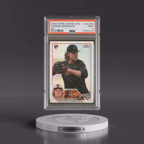 2023 Topps Chrome Update #USC208 Gunnar Henderson - SP (PSA 9 MINT)