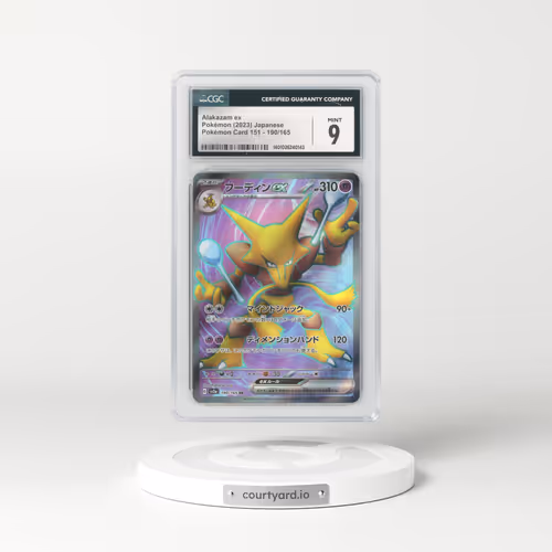 2023 Japanese Pokémon 151 #190 Alakazam EX - Full Art Holo (CGC 9 MINT)
