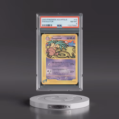 2003 Pokémon Aquapolis #13 Exeggutor (PSA 8 NM-MT)