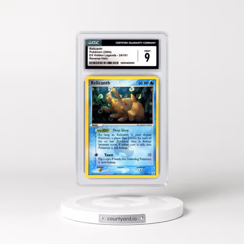 2004 EX Hidden Legends #24 Relicanth - Holo (CGC 9 MINT)