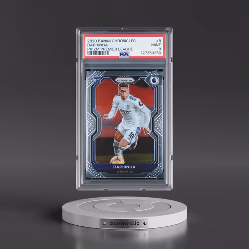 2020 Panini Chronicles Prizm Premier League #9 Raphinha (PSA 9 MINT)