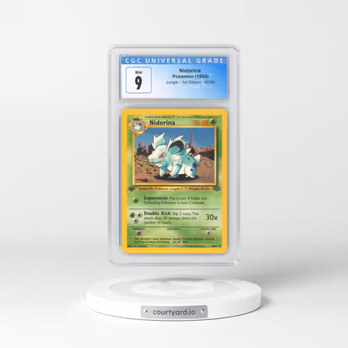 1999 Jungle #40 Nidorina - 1st Edition (CGC 9 MINT)