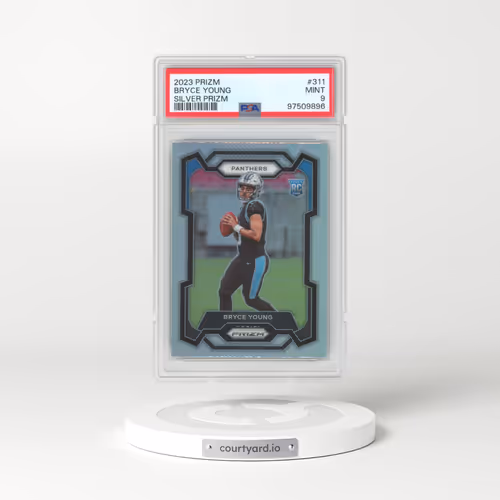 2023 Panini Prizm #311 Bryce Young - Silver Prizm (PSA 9 MINT)
