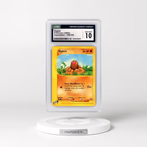 2002 Expedition #106/165 Diglett (CGC 10 GEM MINT)