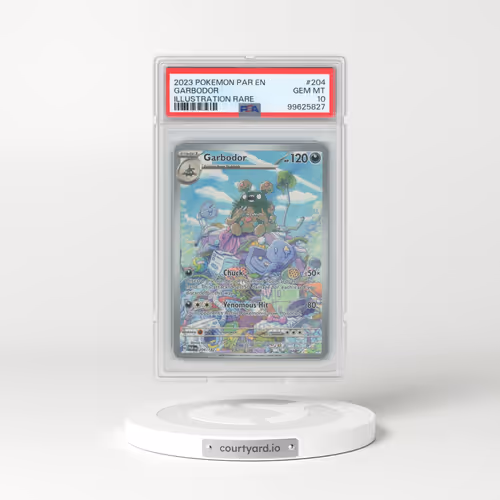 2023 Pokémon Par EN-Paradox Rift #204 Garbodor - Illustration Rare (PSA 10 GEM MINT)
