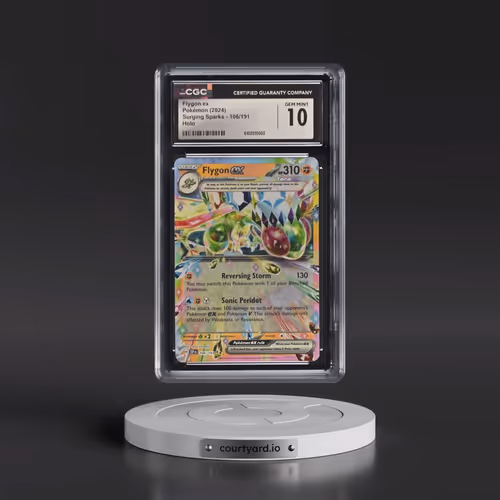 2024 Pokémon Ssp EN-Surging Sparks #106 Flygon EX - Holo (CGC 10 GEM MINT)