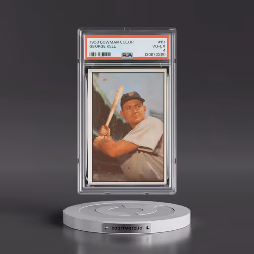 1953 Bowman Color #61 George Kell (PSA 4 VG-EX)