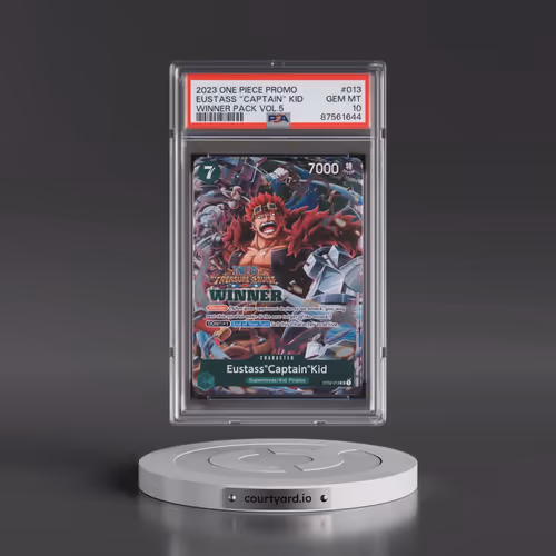 2023 One Piece Promos #013 Eustass "Captain" Kid - Winner Pack Vol.5 (PSA 10 GEM MINT)