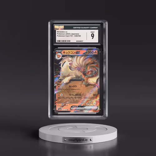 2023 Pokémon Card 151 #038/165 Ninetales ex - Holo (CGC 9 MINT)
