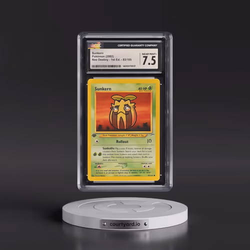2002 Neo Destiny #83/105 Sunkern - 1st Edition 1st Edition (CGC 7.5 NM+)
