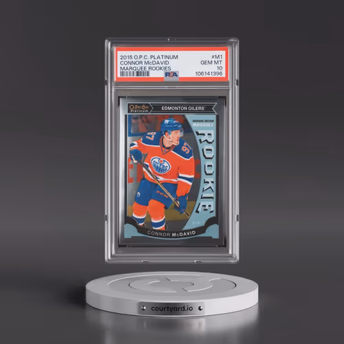 2015 O-Pee-Chee Platinum Marquee Rookies #M1 Connor McDavid (PSA 10 GEM MINT)