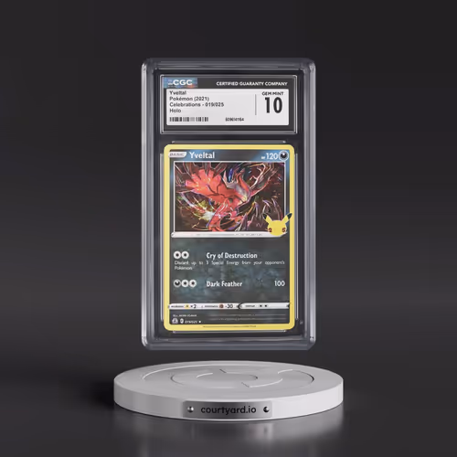 2021 Celebrations #019/025 Yveltal - Holo (CGC 10 GEM MINT)