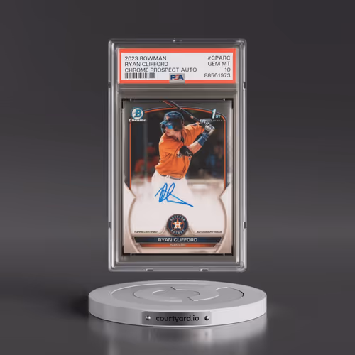 2023 Bowman Chrome Prospect Autographs #CPARC Ryan Clifford (PSA 10 GEM MINT)