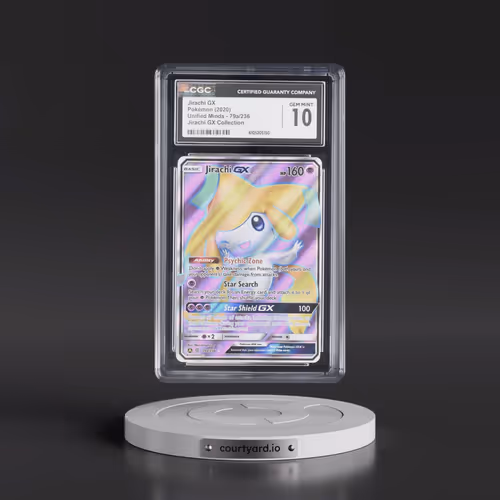 2019 Unified Minds #79a/236 Jirachi GX - Holo Jirachi GX Collection (CGC 10 GEM MINT)