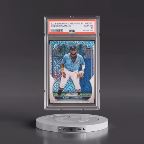 2023 Bowman Mega Box Chrome #61 Junior Caminero (PSA 10 GEM MINT)