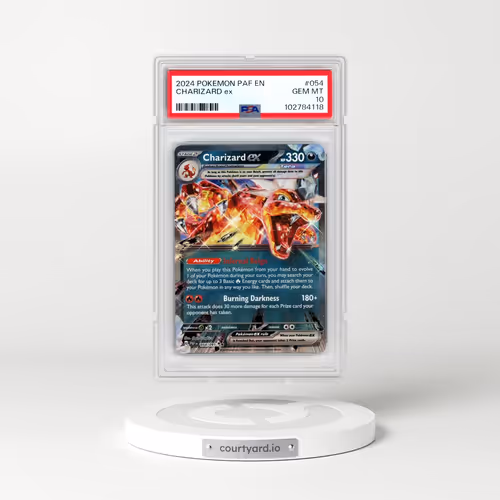 2024 Pokémon Paf EN-Paldean Fates #054 Charizard EX - Holo (PSA 10 GEM MINT)