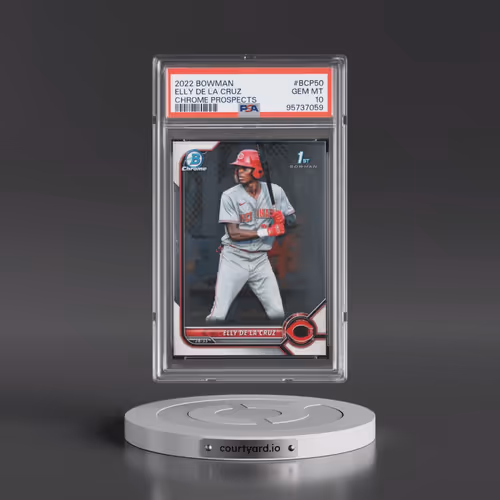 2022 Bowman Chrome Prospects #BCP50 Elly de La Cruz (PSA 10 GEM MINT)