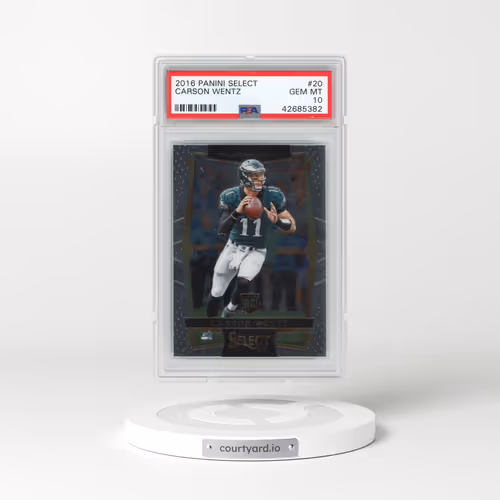2016 Panini Select #20 Carson Wentz (PSA 10 GEM MINT)