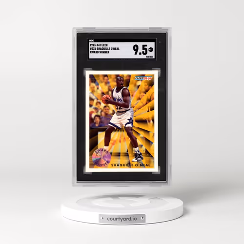 1993 Fleer #231 Shaquille O'Neal - Award Winner (SGC 9.5 MINT+)