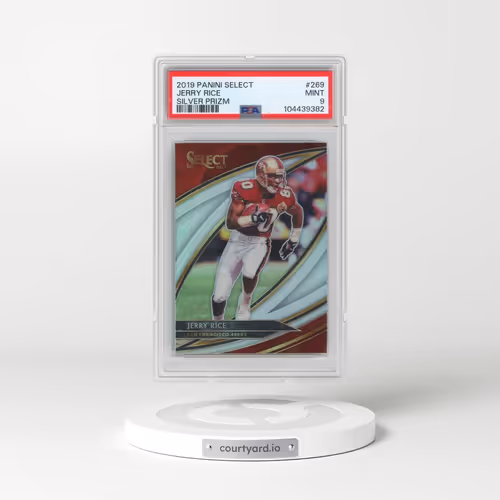 2019 Panini Select #269 Jerry Rice - Silver Prizm (PSA 9 MINT)