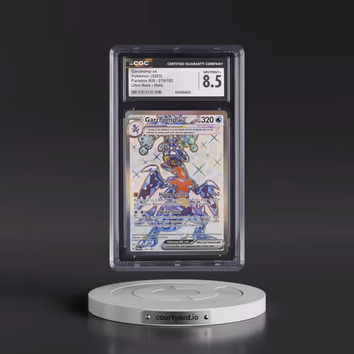 2023 Paradox Rift - PAR EN #219/182 Garchomp ex - Ultra Rare Holo (CGC 8.5 NM-MT+)