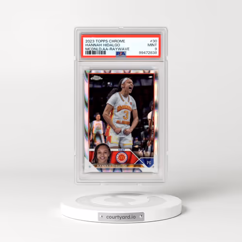 2023 Topps Chrome Mcdonald's All-American #30 Hannah Hidalgo - Raywave (PSA 9 MINT)