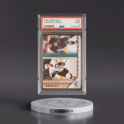 2005 Upper Deck #242 Corey Perry/Sidney Crosby (PSA 9 MINT)