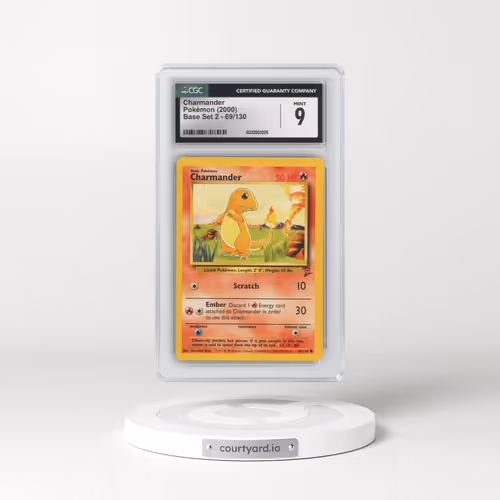 2000 Base Set 2 #69/130 Charmander (CGC 9 MINT)