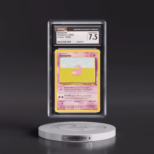 1999 Fossil #55/62 Slowpoke (CGC 7.5 NM+)
