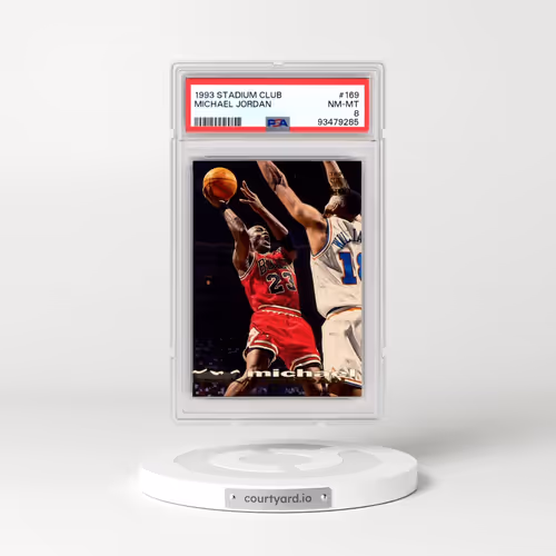 1993 Stadium Club #169 Michael Jordan (PSA 8 NM-MT)
