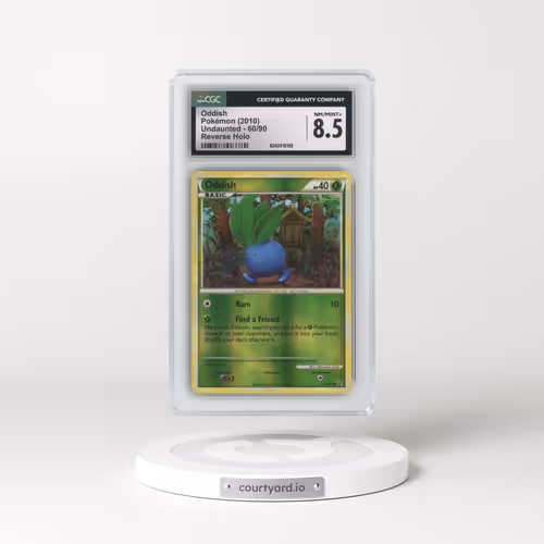 2010 Undaunted #60/90 Oddish - Reverse Holo (CGC 8.5 NM-MT+)