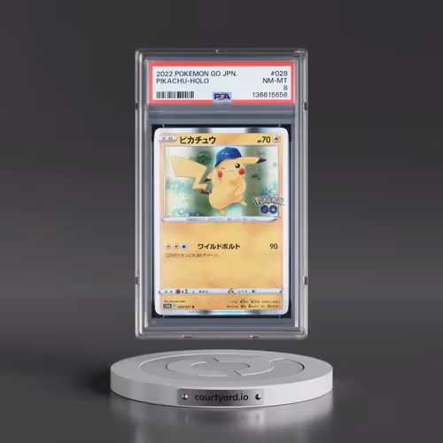 2022 Pokémon Go #028 Pikachu - Holo (PSA 8 NM-MT)