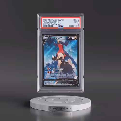 2022 Pokémon Sword & Shield Astral Radiance #TG23 Garchomp V - Holo Full Art (PSA 9 MINT)