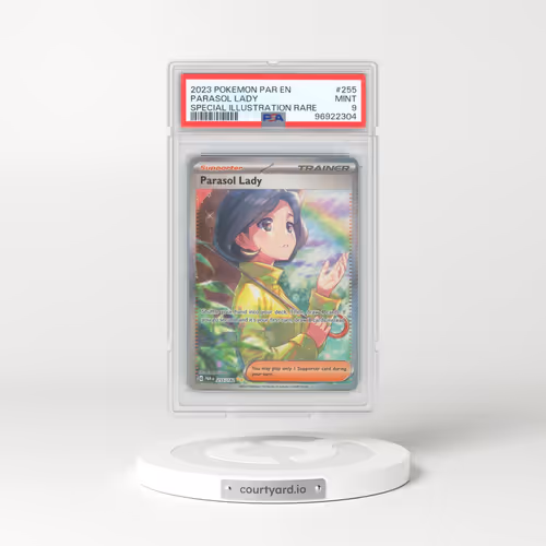 2023 Pokémon Par EN-Paradox Rift #255 Parasol Lady - Special Illustration Rare (PSA 9 MINT)