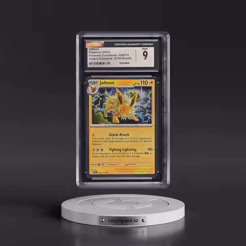 2024 Prismatic Evolutions - PRE EN #029/131 Jolteon - (Cosmos Holo) Costco Exclusive 8-Tin Bundle (C